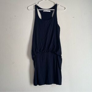 Susana Monaco navy blue sleeveless elegant dress